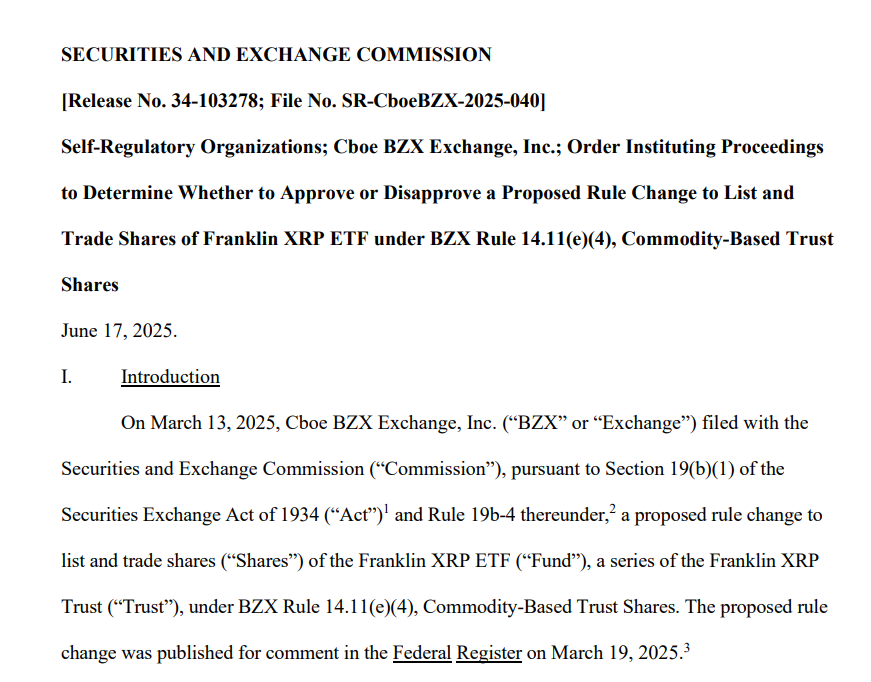 SEC Delays Decision on Franklin Templeton’s Solana and XRP ETFs Until Late 2025 image 0