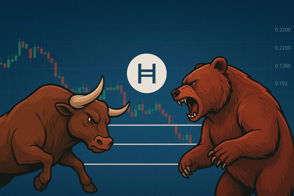 HBAR Trades Near Support as ETF Listings Expand and EV2 Presale Gains Attention image 0