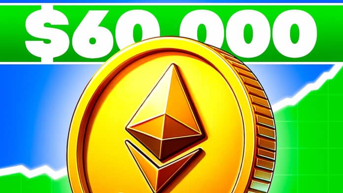 Ethereum: Prognose von Bitmine sieht ETH Kurs realistisch bei 60.000 US-Dollar pro Coin image 0