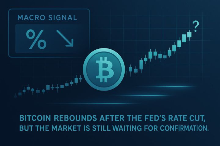 Bitcoin bật tăng sau đợt cắt giảm lãi suất của Fed