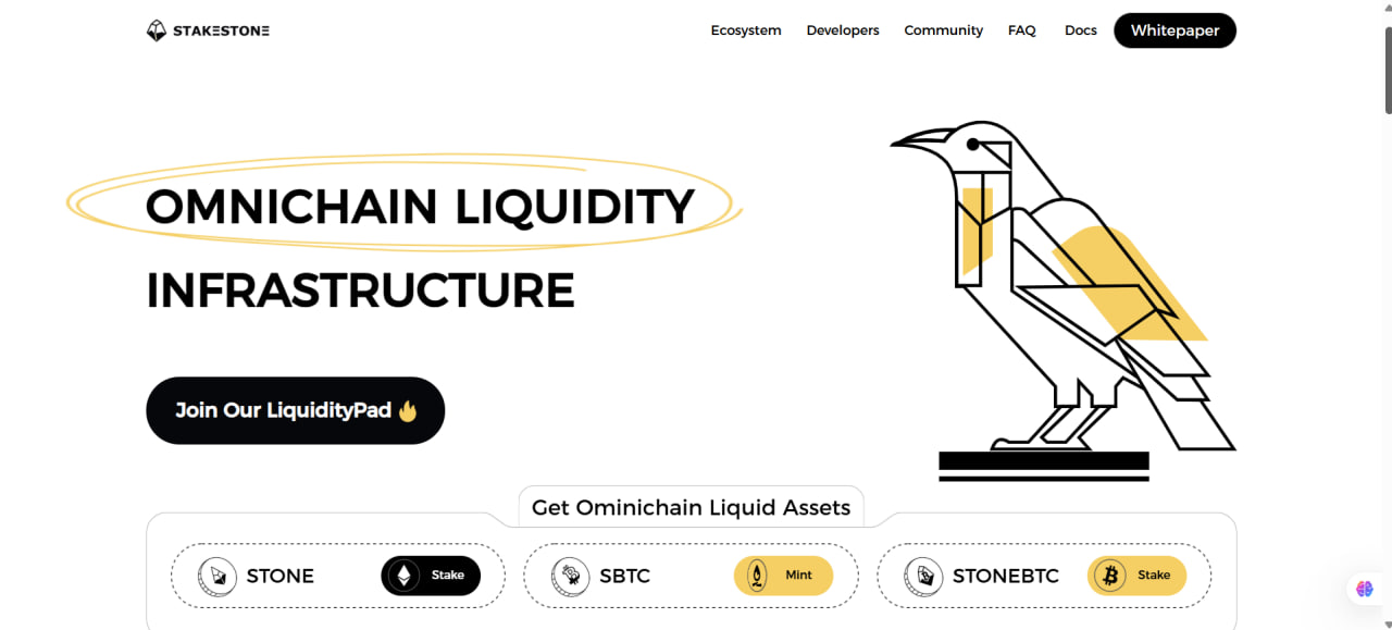 StakeStone (STO) là gì? Giao thức LSDfi được Yzi Labs đầu tư image 1