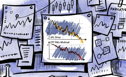 Навіть BlackRock не витримує? З BTC ETF за місяць вивели 3,5 мільярда, інститути тихо "зменшують кредитне плече"