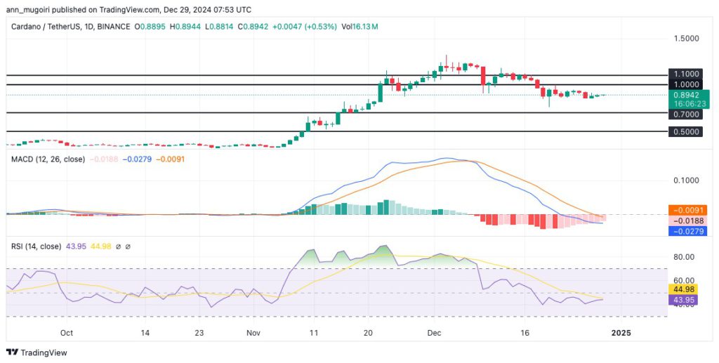 Harga Cardano (ADA) Menurun: Ini Dia Strategi Saat ADA Mencapai Titik Terendah! (30/12/24) image 0