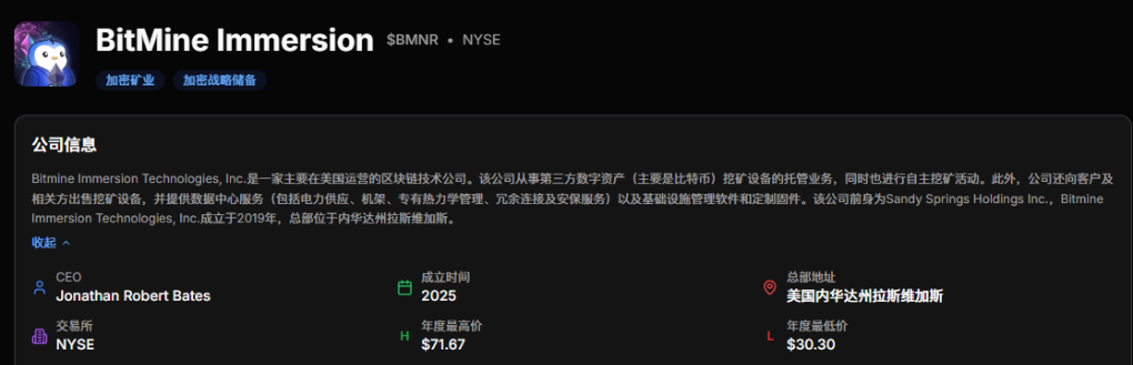 BitMine：以太坊企业囤币潮的引爆者 image 0