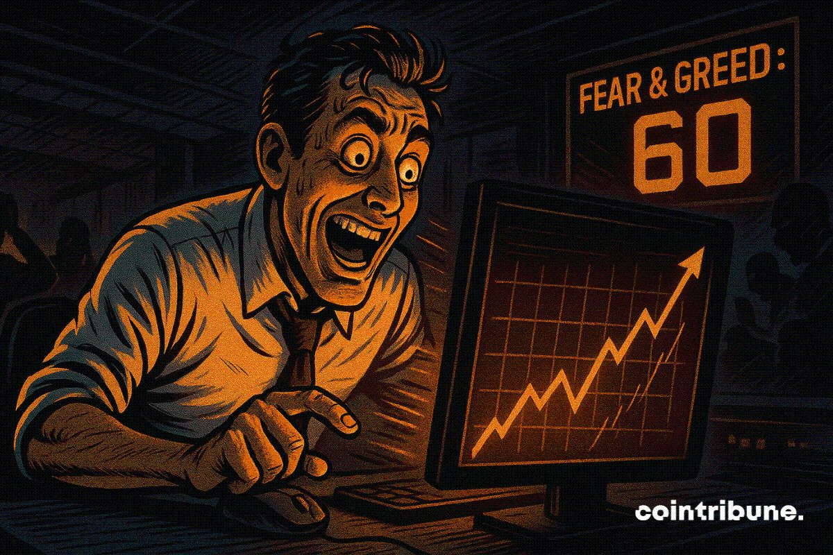 Bitcoin: The Fear & Greed Index Climbs 10 Points in 24h