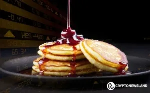 $CAKE de PancakeSwap confirma ruptura de patrón cabeza y hombros, cae a $2.63 antes de un leve rebote
