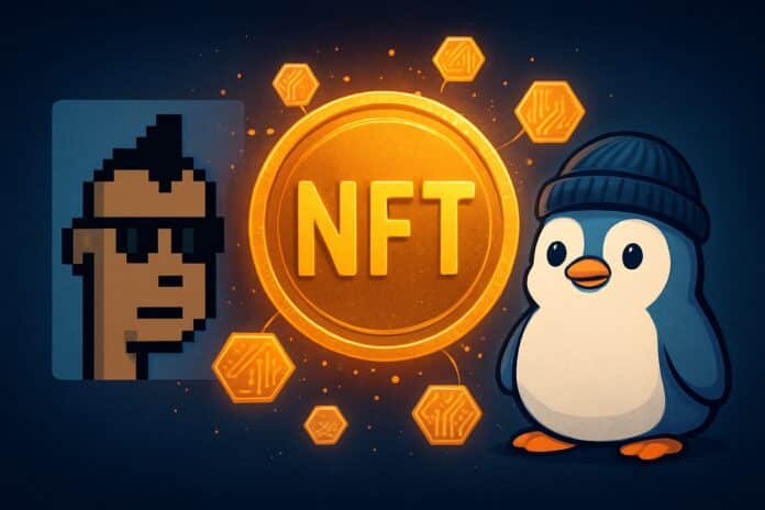 NFT-Markt feiert Comeback und stellt CryptoPunks & Penguins ins Rampenlicht image 0