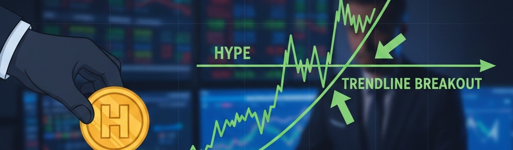 Gestor de Activos Retira 15,000 HYPE Mientras se Avecina una Ruptura de Tendencia