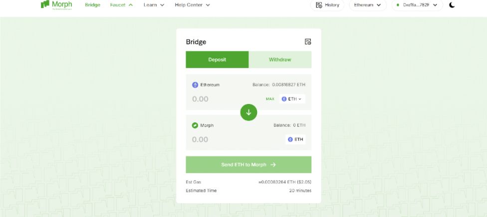 Morph 主网抢先体验，一文了解 Morph 生态项目与交互指南 image 4