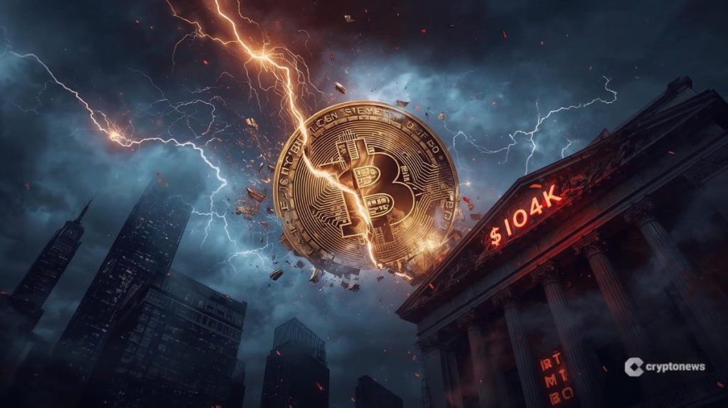 Bitcoin hoje 17/10: BTC cai para US$ 104 mil em meio a temores de nova crise bancária nos EUA