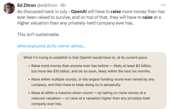 OpenAI 正就融资事宜进行洽谈，估值将超过 1000 亿美元 image 0