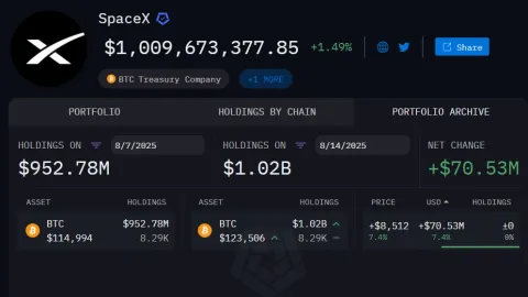 Norway hands Musk Tesla boost as SpaceX BTC holdings expand past $1B