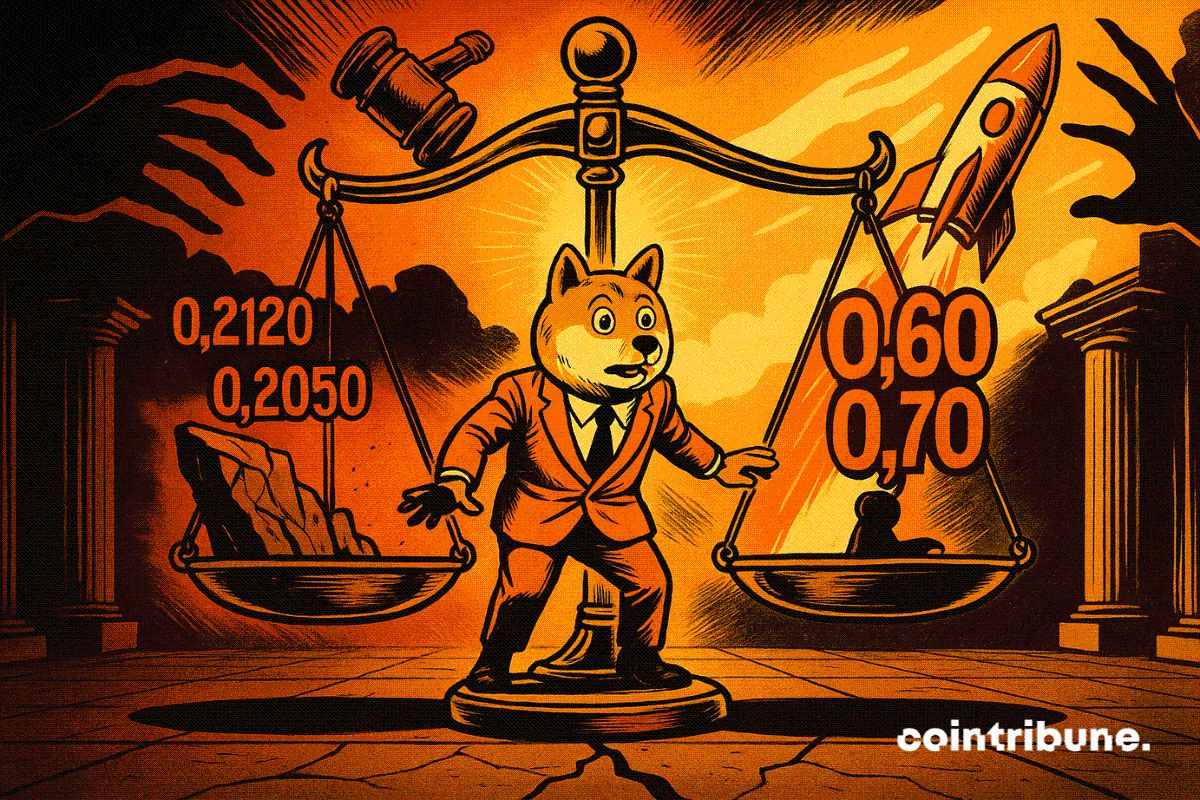 Un indicateur clé laisse entrevoir une hausse à deux chiffres pour la crypto Dogecoin