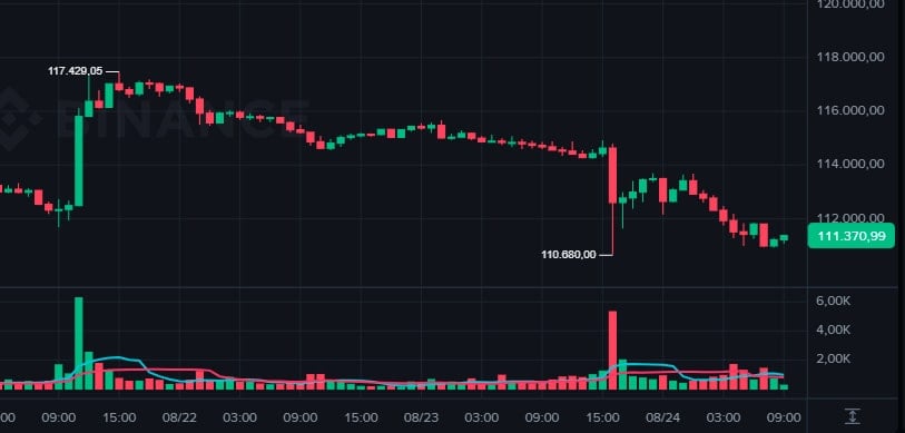 Bitcoin Retreats to $111, Putting Pressure on Cryptocurrency Market