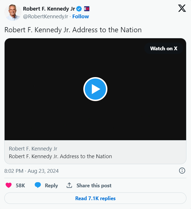 肯尼迪暂停总统竞选,将支持特朗普重返白宫 image 1