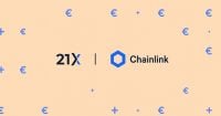 First EU-regulated on-chain exchange 21X taps Chainlink for tokenized securities