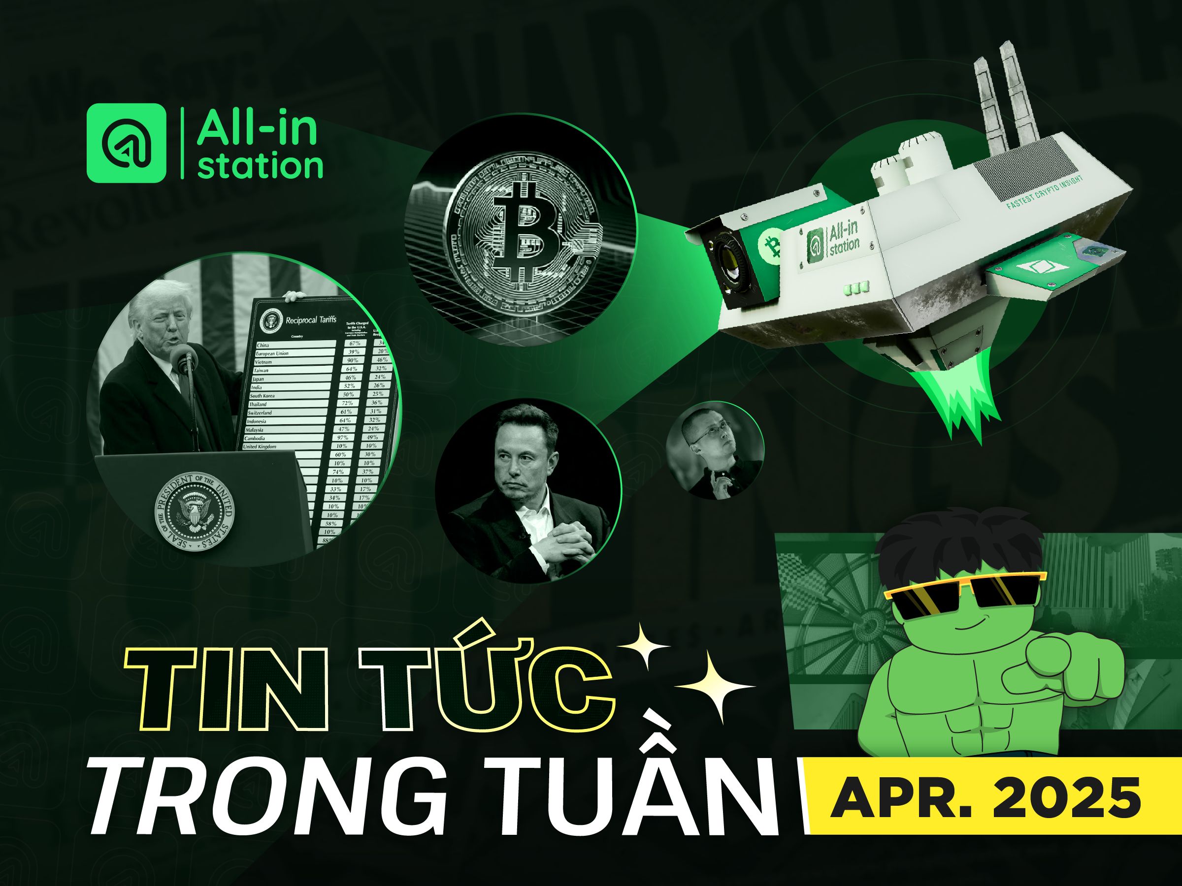 Tin tức Crypto nóng nhất tuần 7/4-13/4: Ông Trump miễn áp thuế đối ứng cho nhiều mặt hàng công nghệ, CEO JPMorgan: Xác suất kinh tế Mỹ suy thoái là 5 image 0