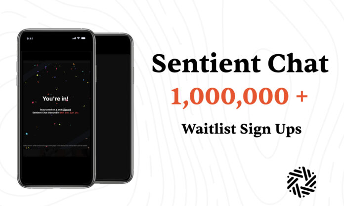 Sentient Launches Perplexity Competitor, Waitlist Hits 1M in Under 24 Hours