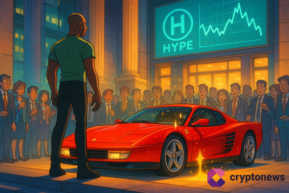 Arthur Hayes vend tout son wallet HYPE pour une Ferrari Testarossa