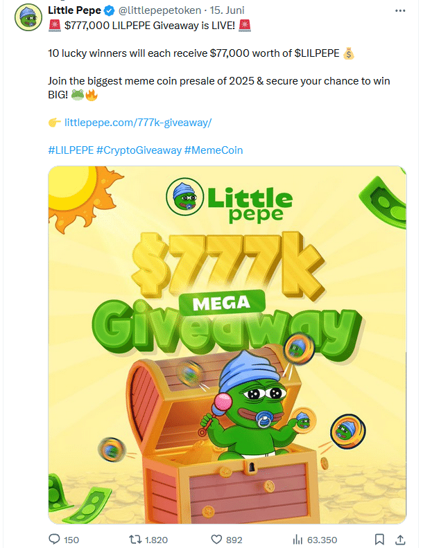Wird dieser virale Coin der nächste Krypto-Gigant? Frühe Investoren setzen auf den Vorverkauf von Little Pepe image 2