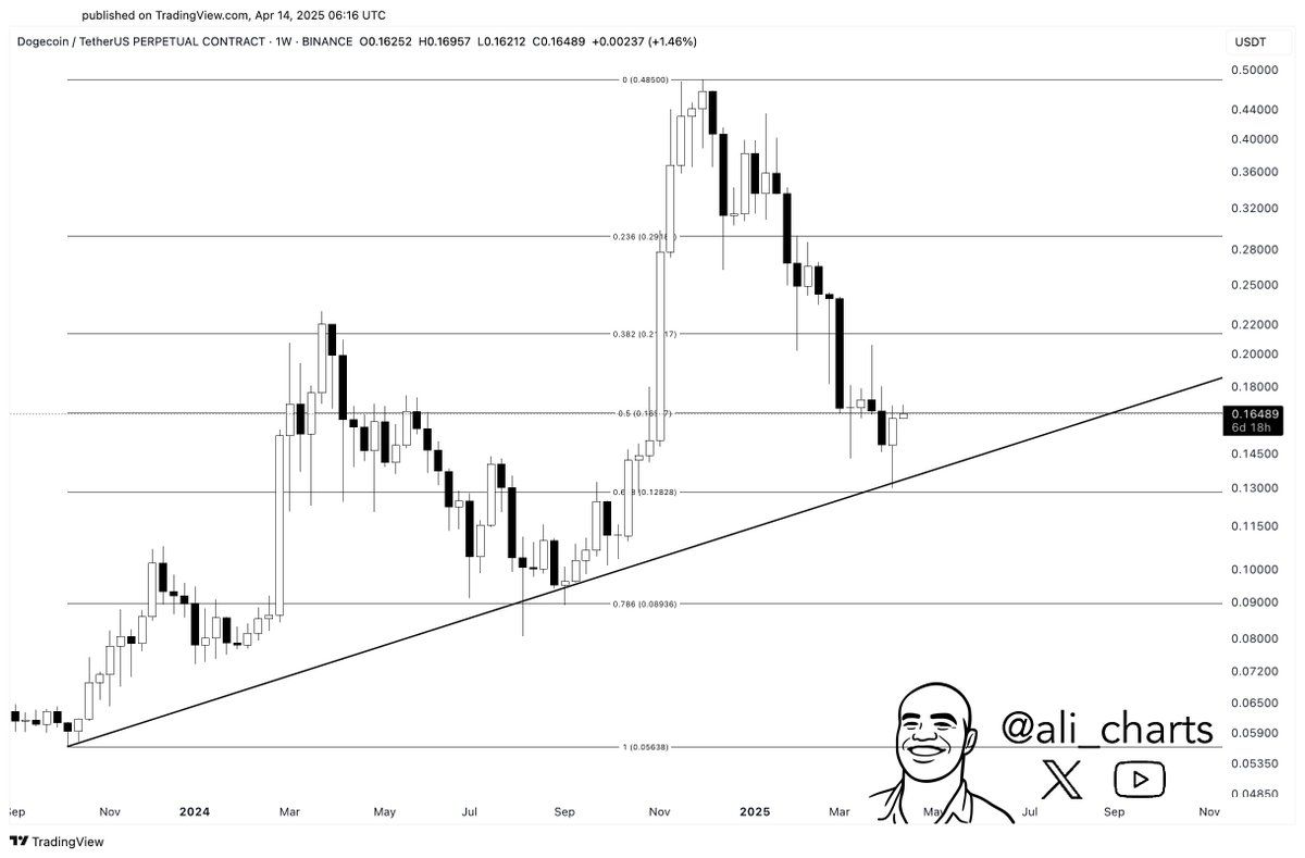 Will Dogecoin Break Through $0.17 Resistance or Drop Lower? image 1