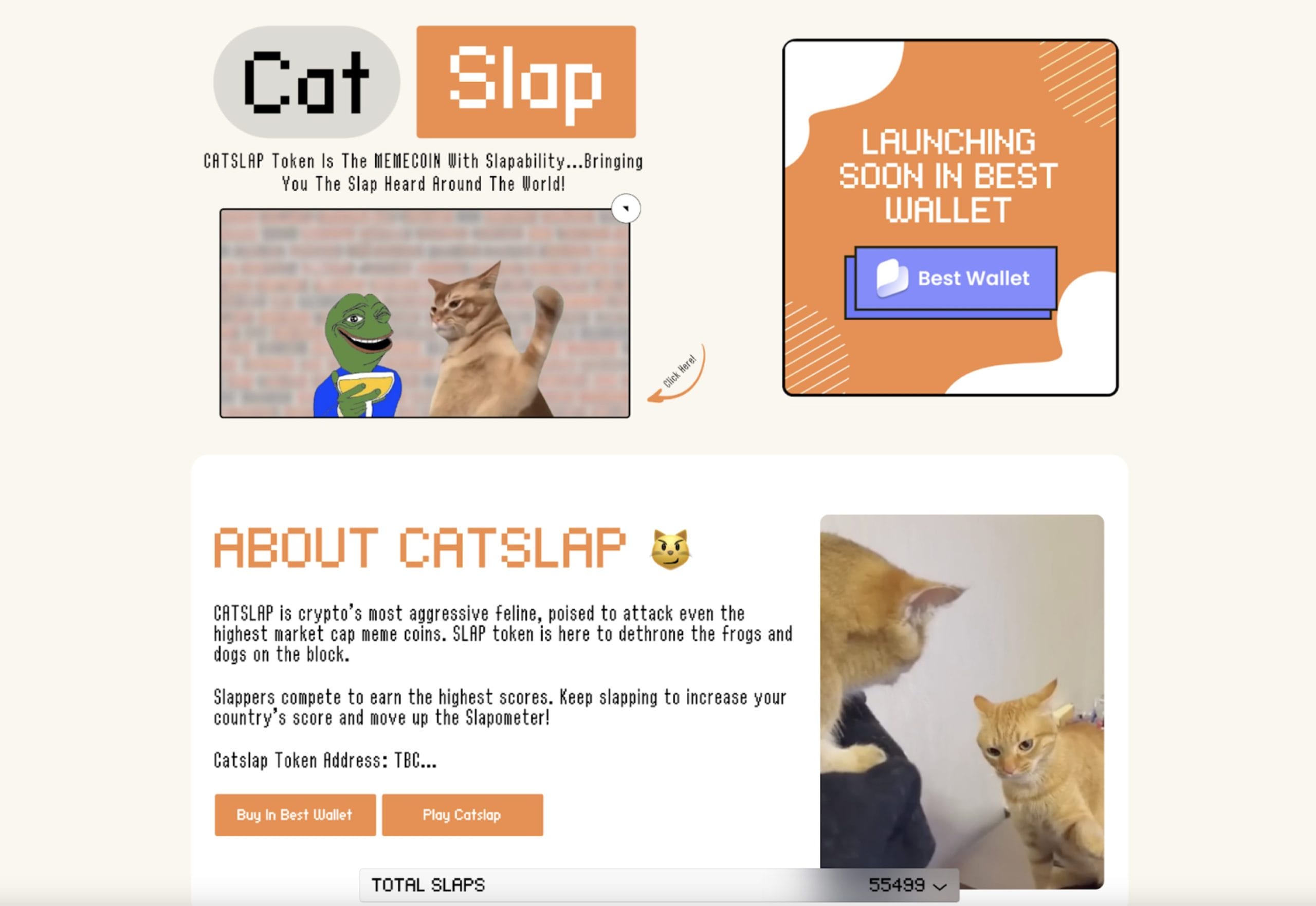 Popcat Price Dips, New Meme Coin Launch Catslap Goes Viral: Best Crypto to Buy Now? image 0