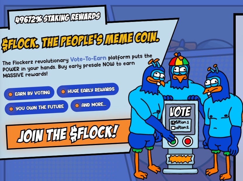 FLOCKERZ Introduces Vote-to-Earn Platform: Gives The Entire Power To Its Community image 0