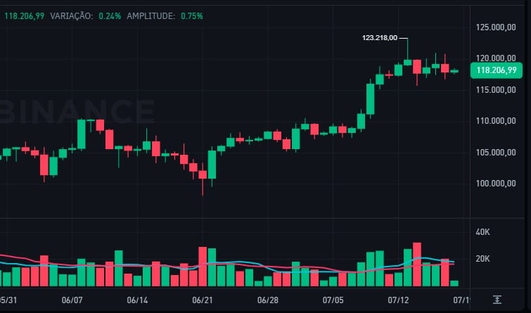 Bitcoin Retreats to $118 After Failing to Break Resistance