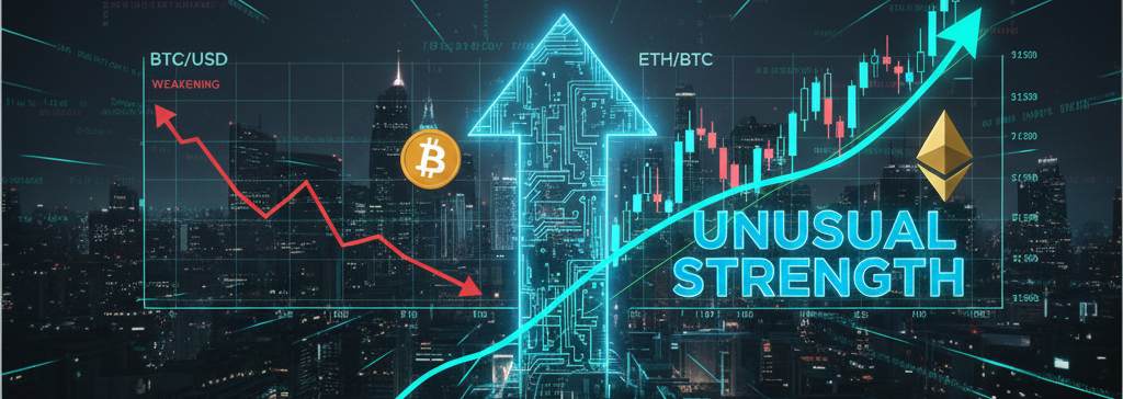 La Acción del Precio de ETH Sugiere un ‘Breakout’ mientras los Analistas Notan una Fuerza Inusual frente a BTC image 0