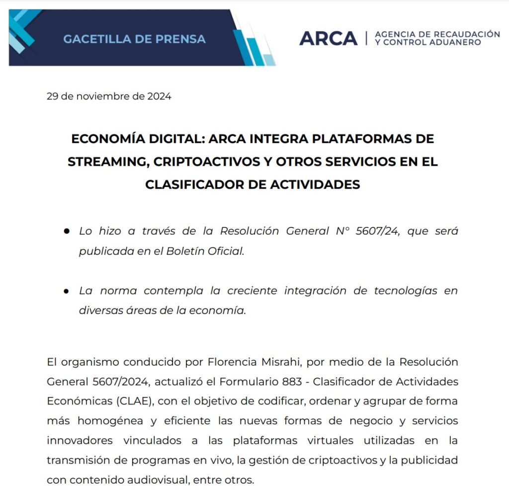 Argentina avanza en la regulación de los criptoactivos image 1