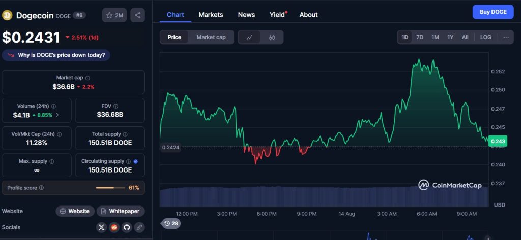 Dogecoin, Solana ou nouvelles pépites ? Où placer ses fonds en août 2025 ? image 1