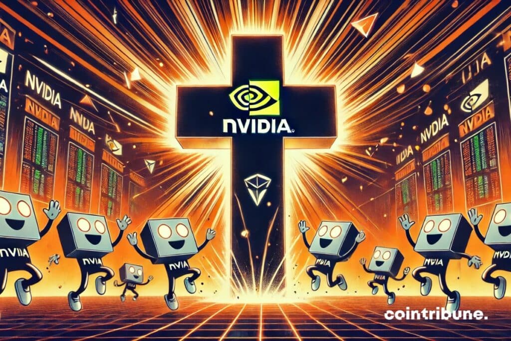 Les cryptos IA en hausse malgré le death cross de Nvidia image 1