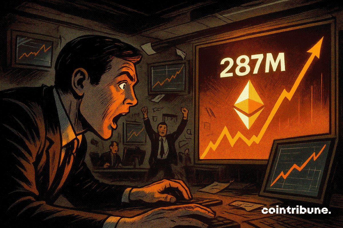 BlackRock relance l’ETF Ether avec 287 M$ d’entrées après une vague de sorties