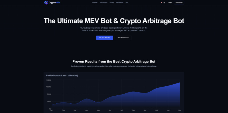 Crypto MEV Bot startet Krypto Trading Bot für Einzel- und Unternehmenshändler