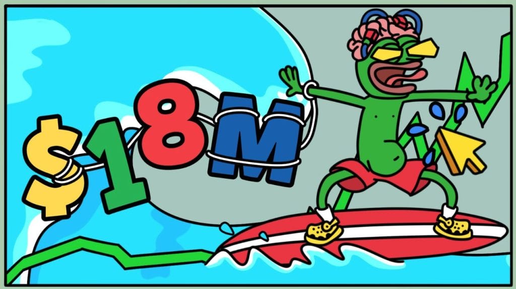 L’ICO de Pepe Unchained franchit la barre des 18 millions de dollars, le projet lève 1 million de dollars en plus en moins d’une semaine image 0