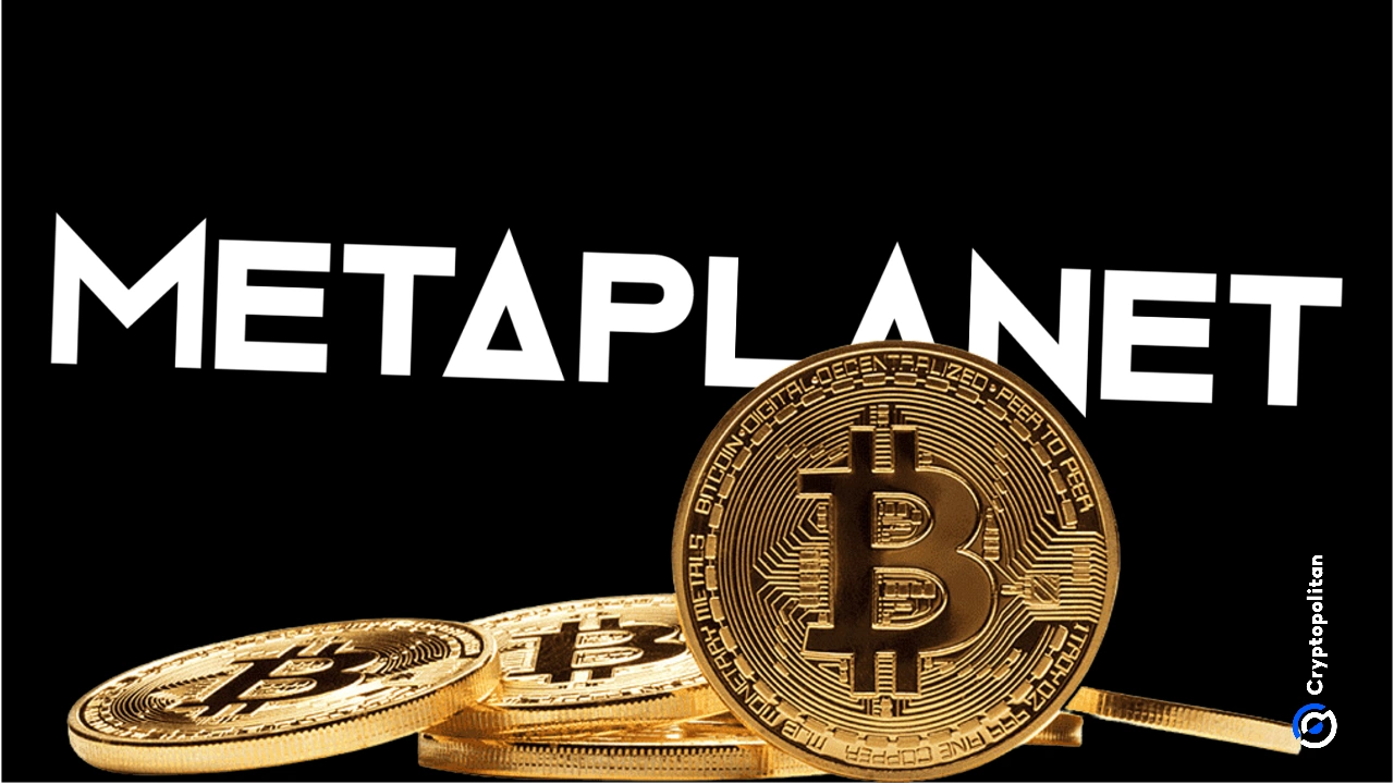 Metaplanet持有总比特币供应量的0.01％，新的68.59 BTC以每枚硬币为$ 96,335