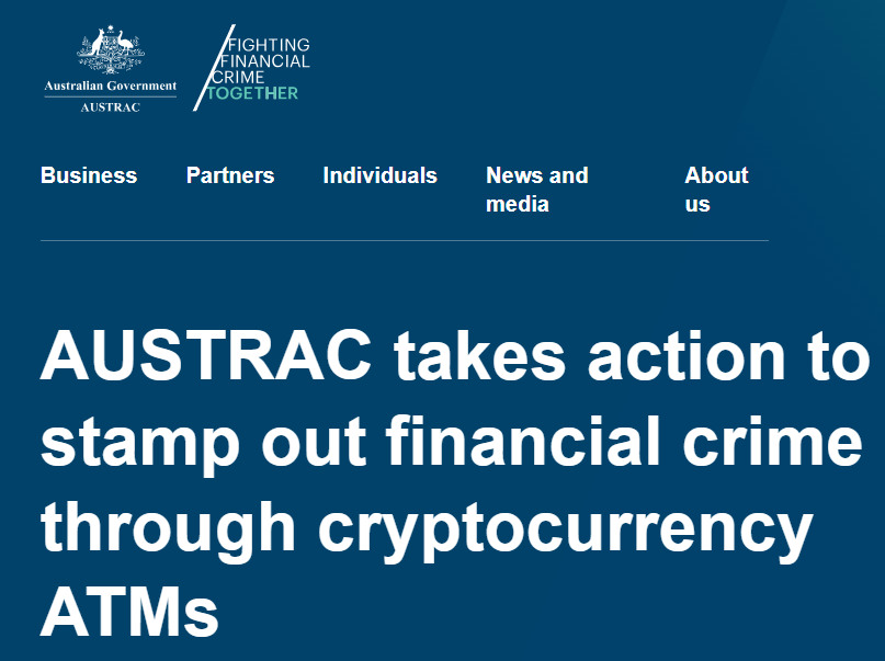 Australia Perketat Pengawasan Crypto ATM Untuk Cegah Kejahatan FinansialAturan Ketat untuk Penyedia Crypto ATMLangkah Selanjutnya untuk Keamanan image 0