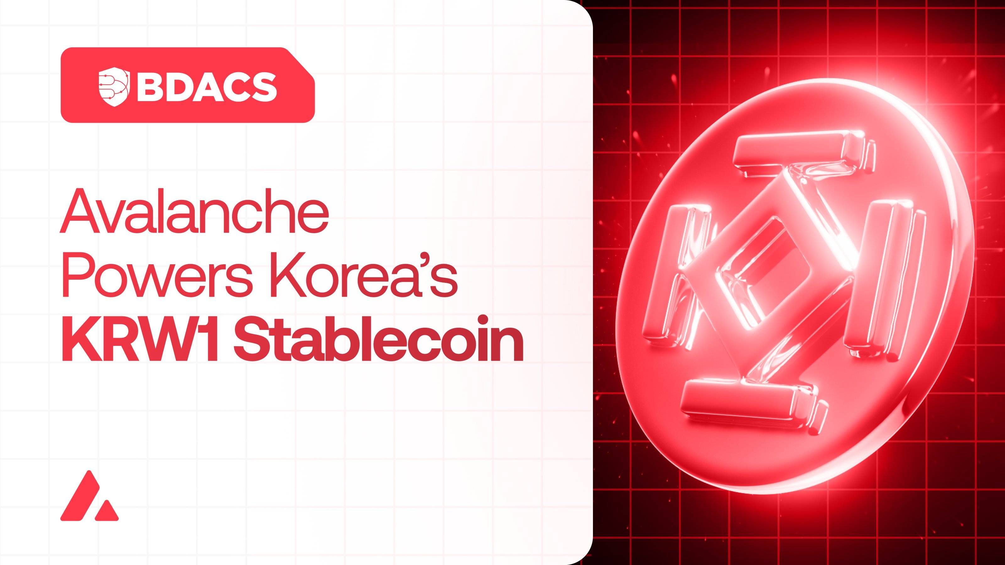 Hàn Quốc ra mắt stablecoin KRW1 trên Avalanche image 0