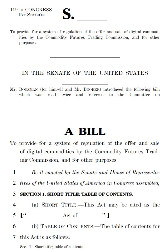 Cripto Noticias: El Senado presenta el tan esperado borrador sobre criptomonedas, pero ¿perjudica a la Ley CLARITY? image 0