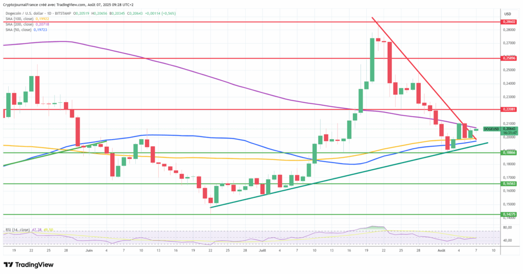Décollage imminent sur Dogecoin ? Ce signal rare pourrait déclencher un rallye fulgurant image 2