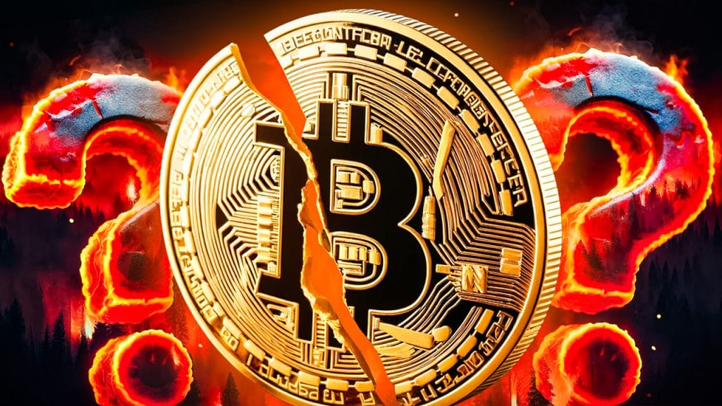 Bitcoin fällt unter $105.000
