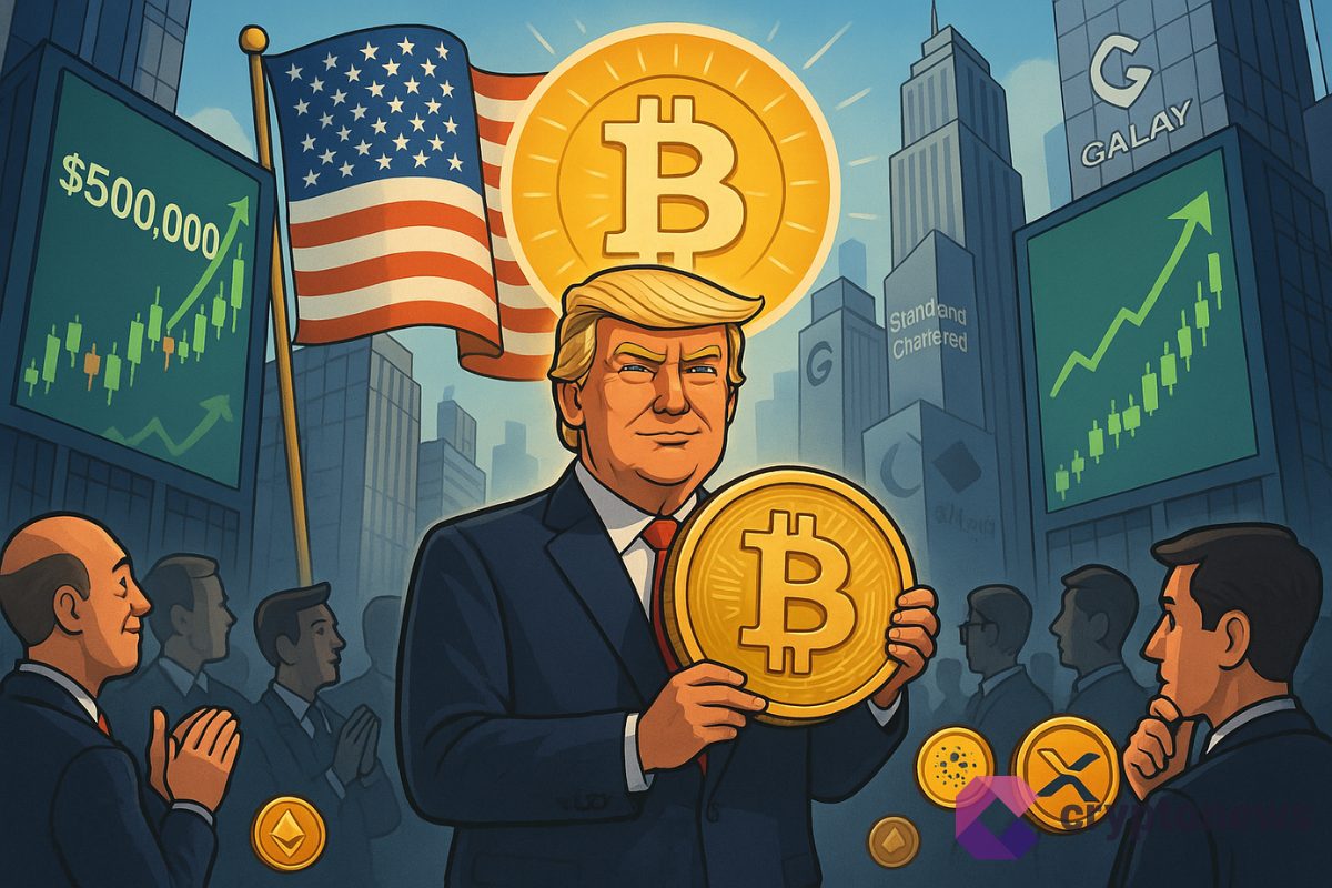 Trump et Wall Street parient sur Bitcoin : la stratégie secrète à 500 000 $ image 0