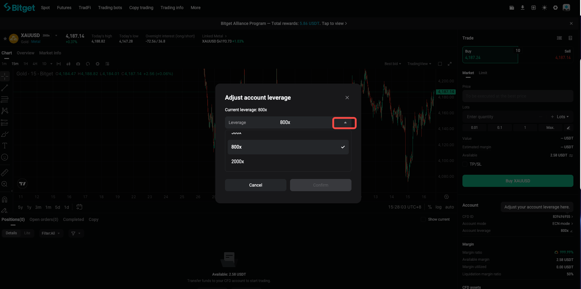 How to Adjust Your CFD Account Leverage?