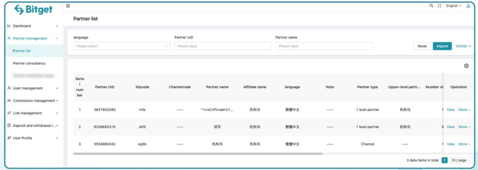 Bitget Partner Management System Tutorial image 4