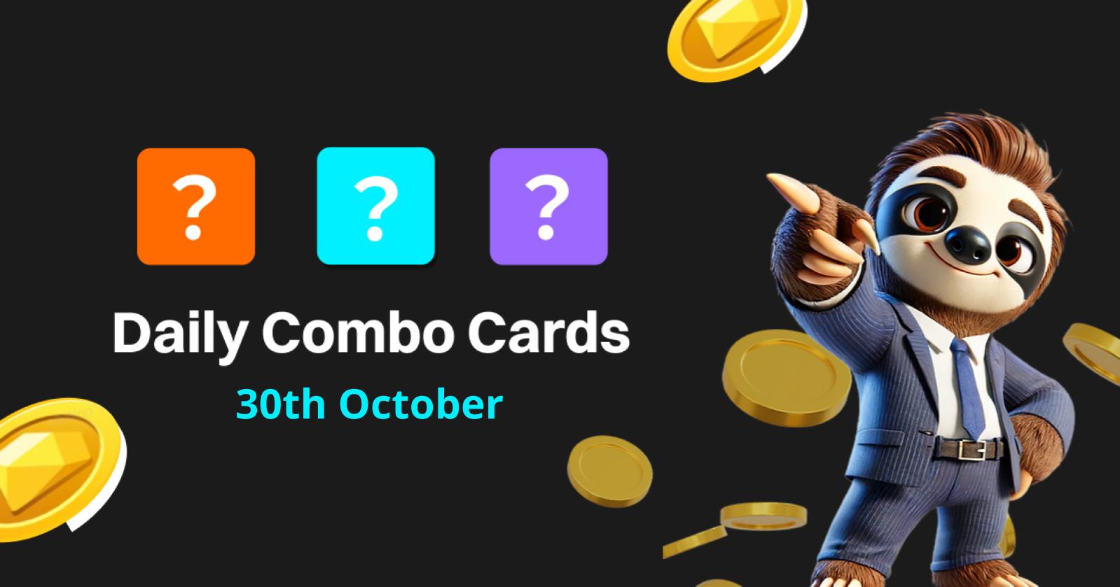 Today's Gemz Daily Combo Cards and Daily Cipher for October 30-31, 2024