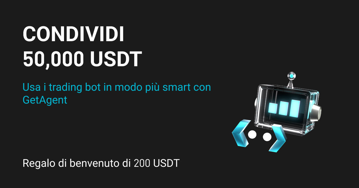 GetAgent ti aiuta a fare trading con i bot: condividi 50,000 USDT image 0