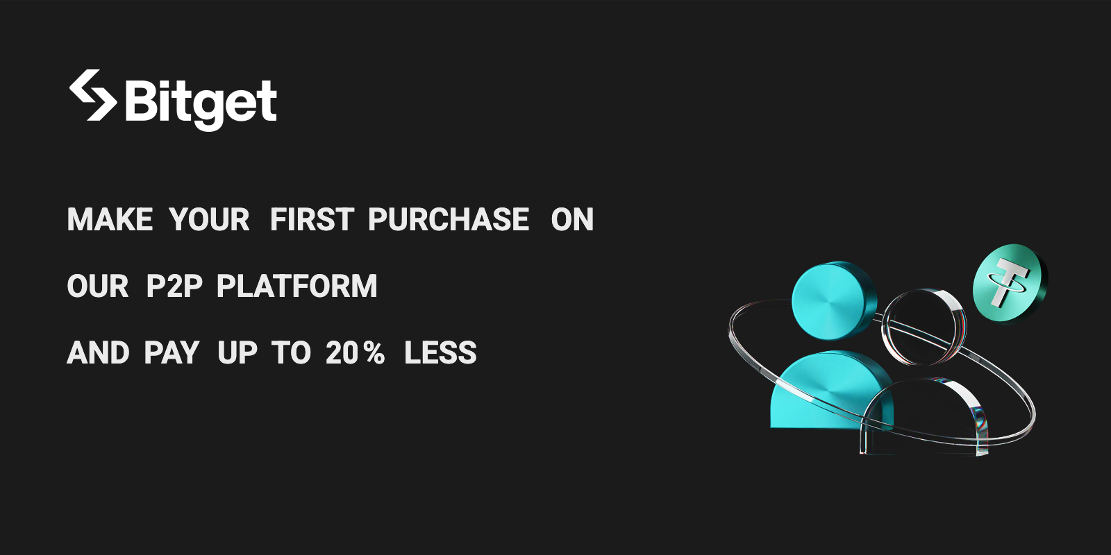  Make your first purchase on our P2P platform  and pay up to 20% less