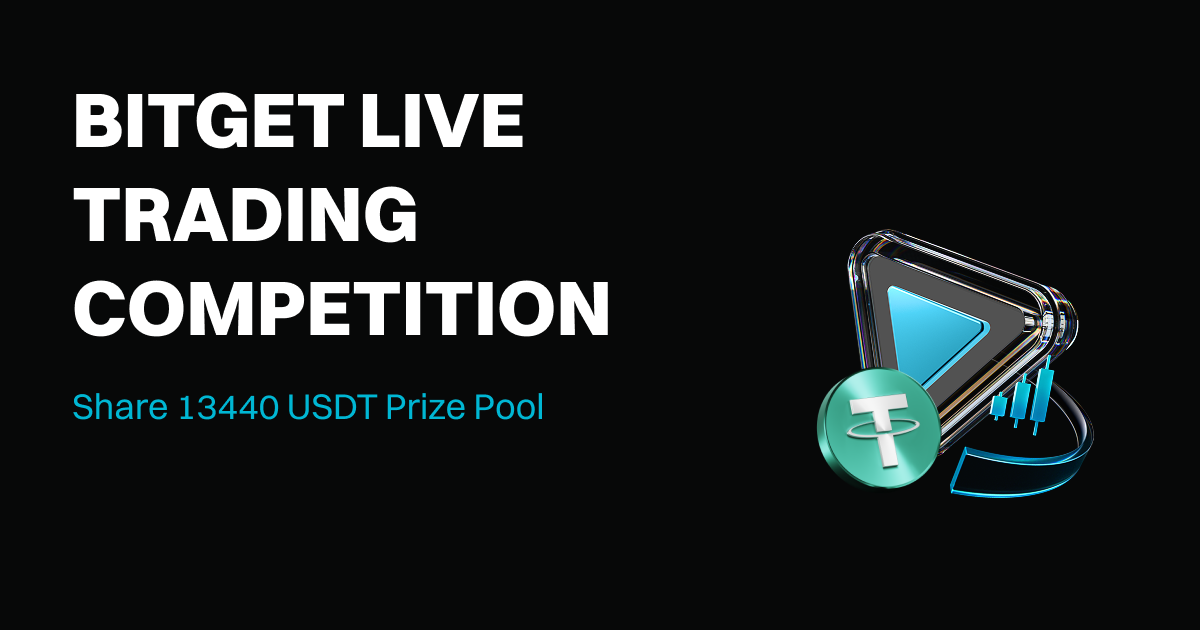 Share 13440 USDT Prize Pool on Bitget Live Trading Competition image 0