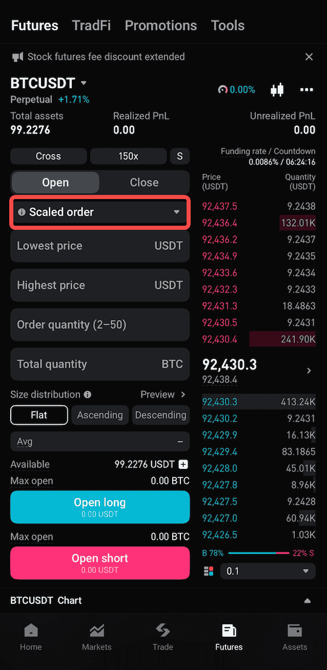 A Complete Guide to Scaled Orders in Bitget Futures Trading