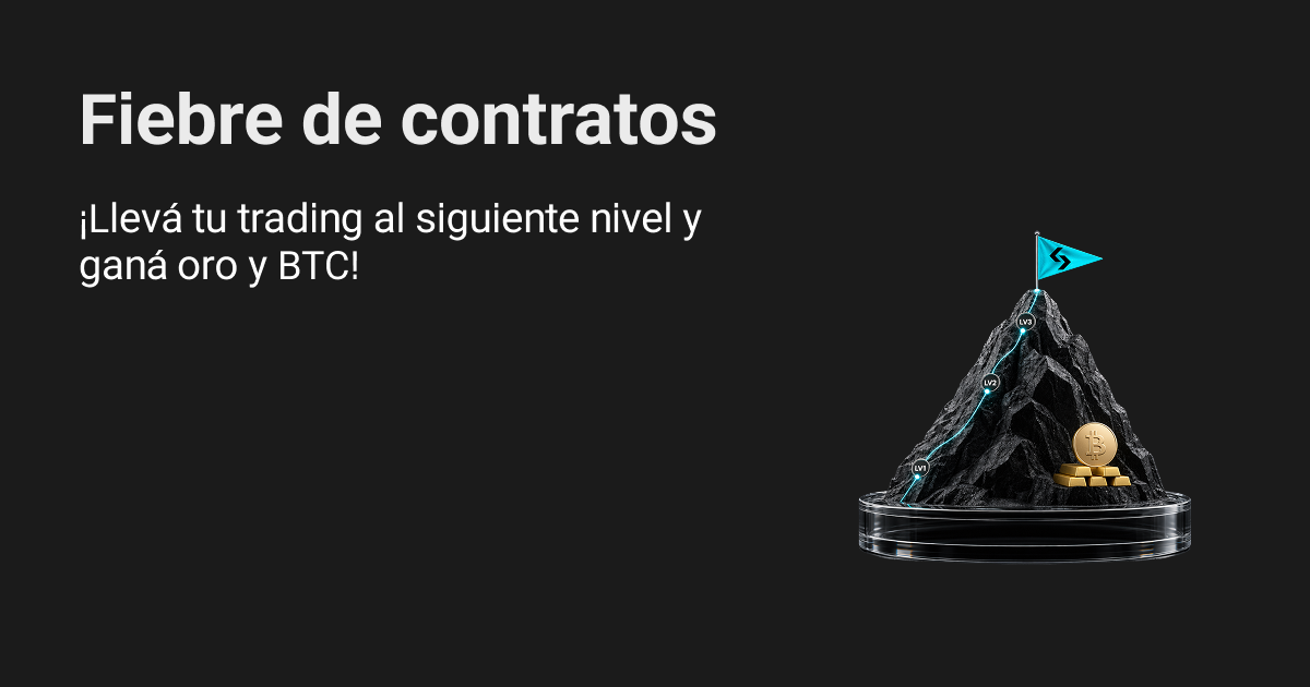 Fiebre de contratos de Bitget: Potenciá tu trading para ganar oro y BTC